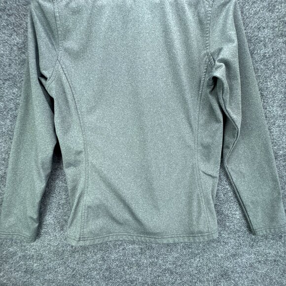 The North Face Tech Glacier Jacket Womens Medium‎ 1/4 Zip Fleece Gray Active Fit - Picture 6 of 15